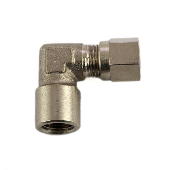 Redukcja zaciskowa kolanko 1/4"wew. x 8mm