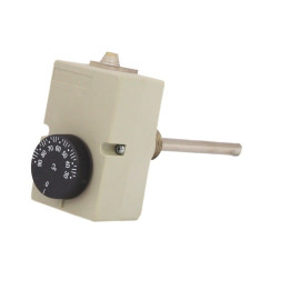 Regulator temperatury 30-90C,G 1/2",L110,obudowie kpl