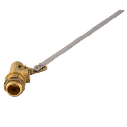 Zawór wodny pływakowy G 1,1/4"zew. mosiężny