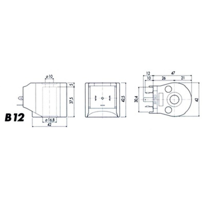 Cewka B12 12V / 50Hz