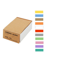 Taśma Hydrofix 120x20mm, żółta, 1KG.,karton 3500szt, 420m