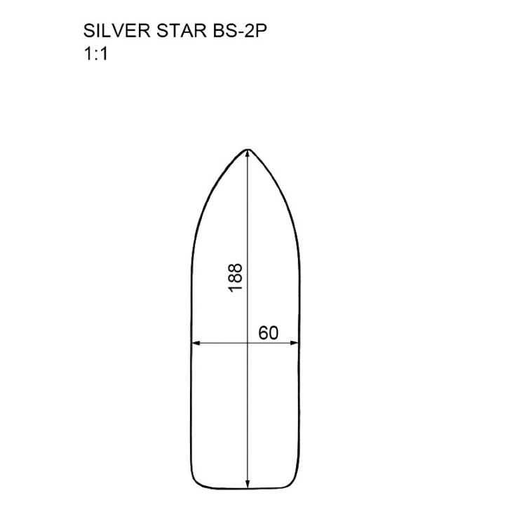 Nakładka na żelazko Silver Star BS-2P stopa teflonowo aluminiowa