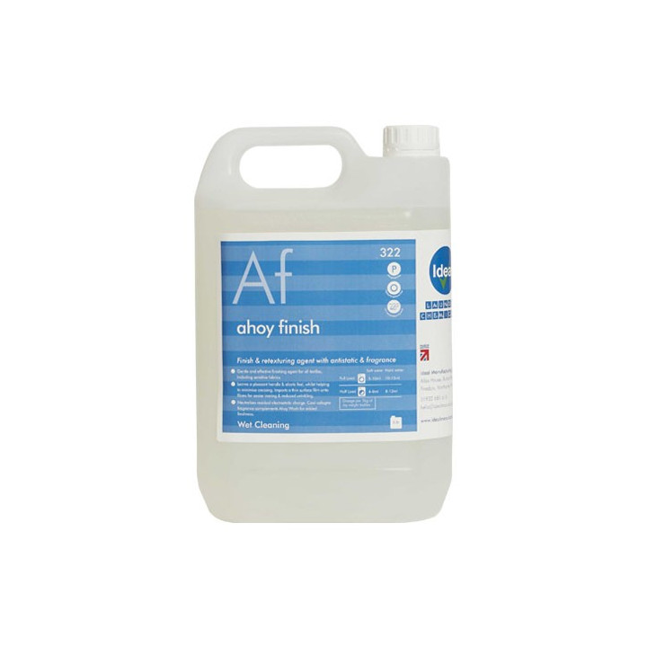 Ahoy Finish środek w płynie do płukania odzieży w systemie Wet Cleaning - 5L