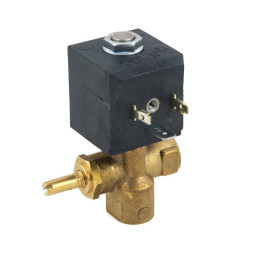 Elektrozawór kątowy CEME 6660 G1/4" DN3 2/2 z regulacją przepływu, normalnie zamknięty do stołów, wytwornic Comel,...