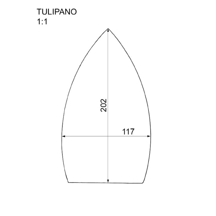 Nakładka na żelazko Kiss, Dublo, Tulipano stopa teflonowo aluminiowa