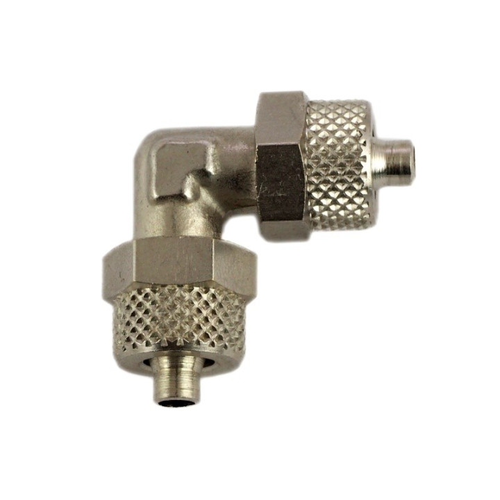 Złączka zaciskowa kątowa do pneumatyki 6mm x 6mm