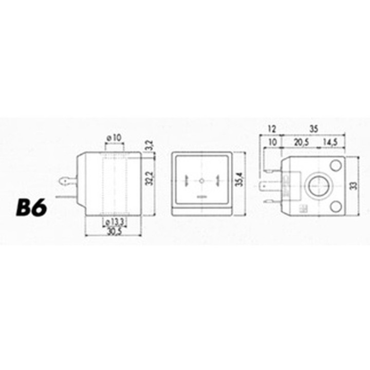 Cewka B6 230V / 50Hz
