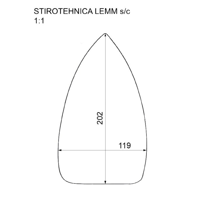 Nakładka na żelazko Stirotecnica FL, LK, Alux LQ stopa teflonowo aluminiowa