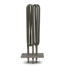 Grzałka z kryzą kwadratową 115x115mm, 18kW, L26 cm - Sussman