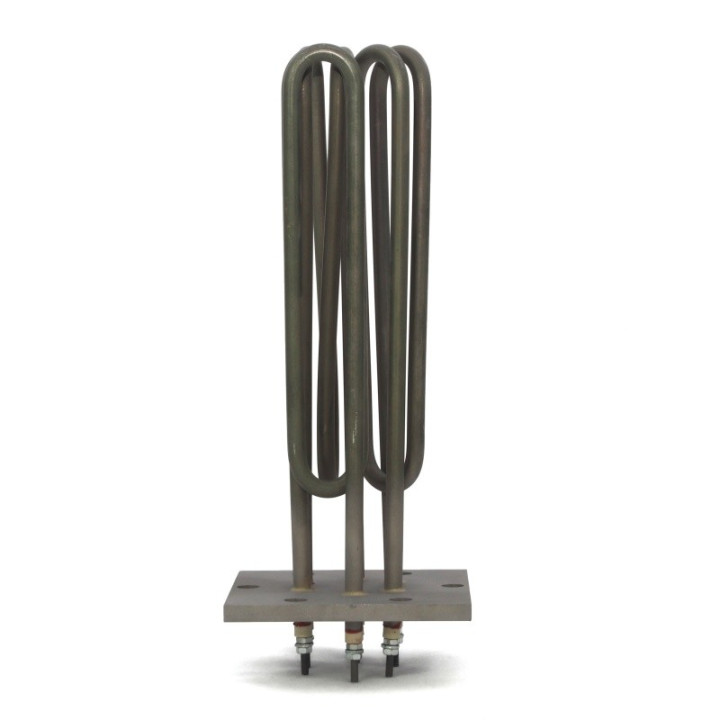 Grzałka z kryzą kwadratową 115x115mm, 18kW, L26 cm - Sussman