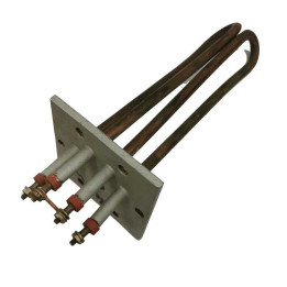 Grzałka z kryzą kwadratową 115x115mm,230V, 4KW,L23cm