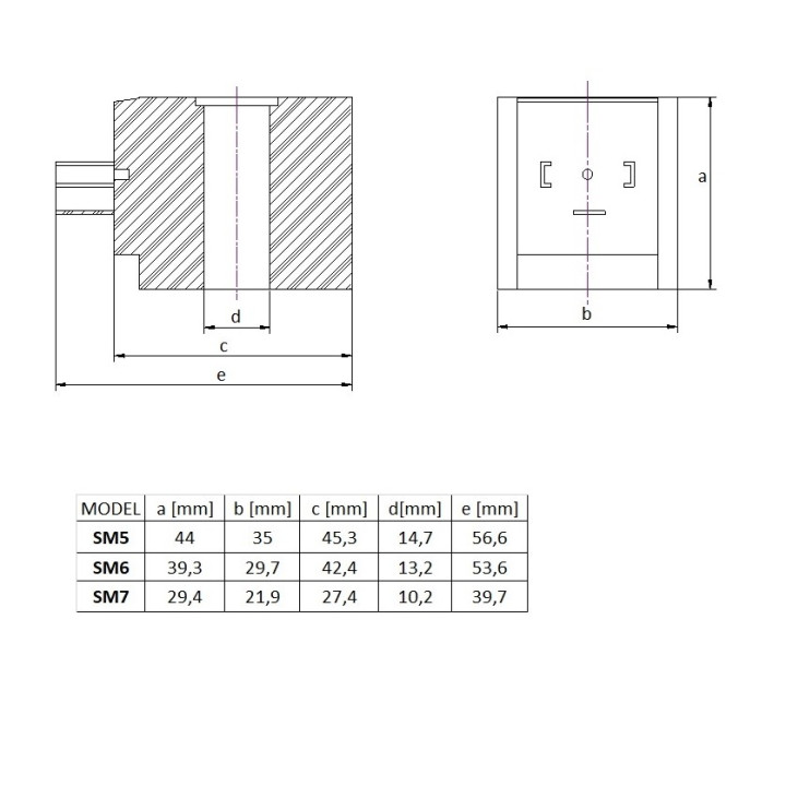 Cewka Elektrozaworu SM6/1, 12V DC