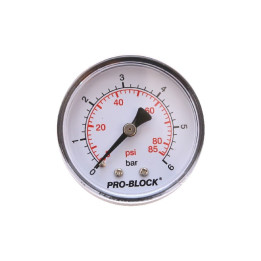 Manometr 0-6,0bar,G1/8"mocowanie tylne,śr.40mm