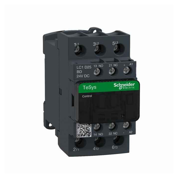 Stycznik LC1D25BL D 3P 25A (3-bieg-3NO) 11KW cewka 24VDC