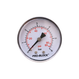 Manometr 0-10.0bar,G1/4"mocowanie tylne,śr.50mm