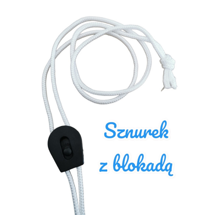 Worek transportowy na pranie 70x110 - niebieski - sznurek ściagający. 