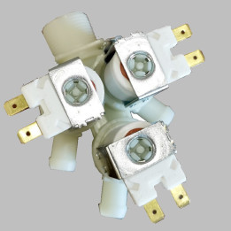 Elektrozawór wodny G3/4" x 3 wyjścia proste Fi11,5, AC 230V