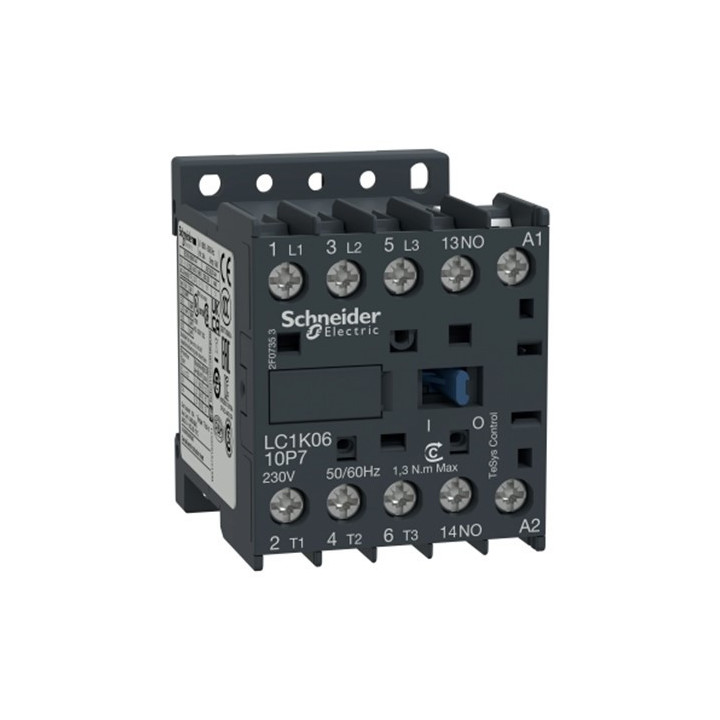 Stycznik 16A(AC3) 7,5kW+NO cewka 230V AC LC1K1610P7
